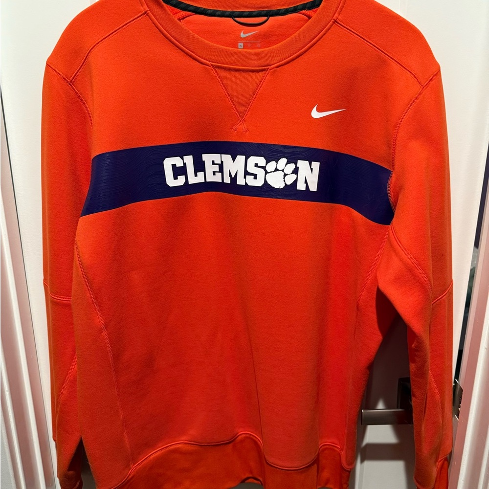 Nike Clemson Orange Men's Sweater